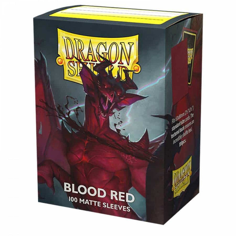 Dragon Shield Matte Sleeves - Blood Red