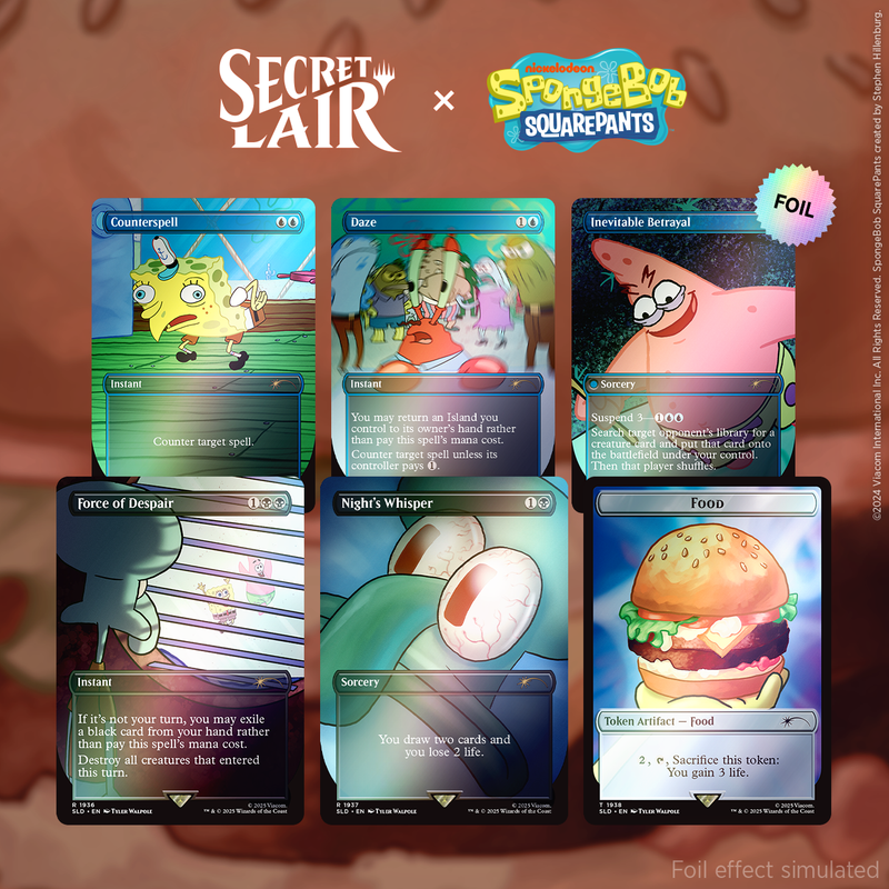 Magic the Gathering: Secret Lair x SpongeBob Square Pants - Internet Sensation (Foil)