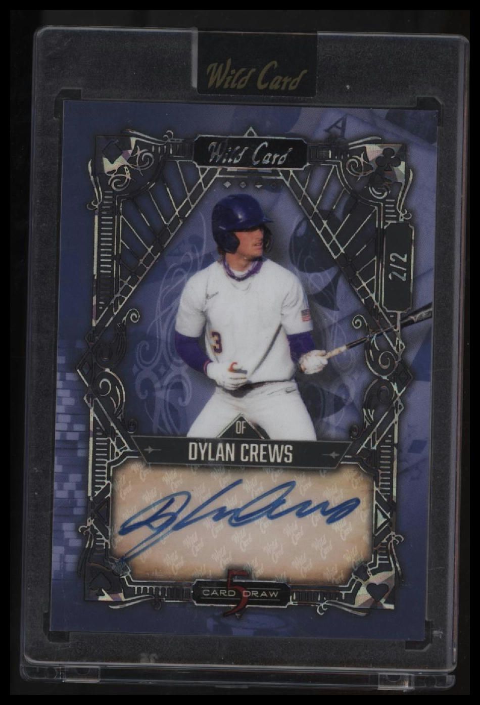 2023 Wild Card Dylan Crews 5 Card Draw Auto #2/2