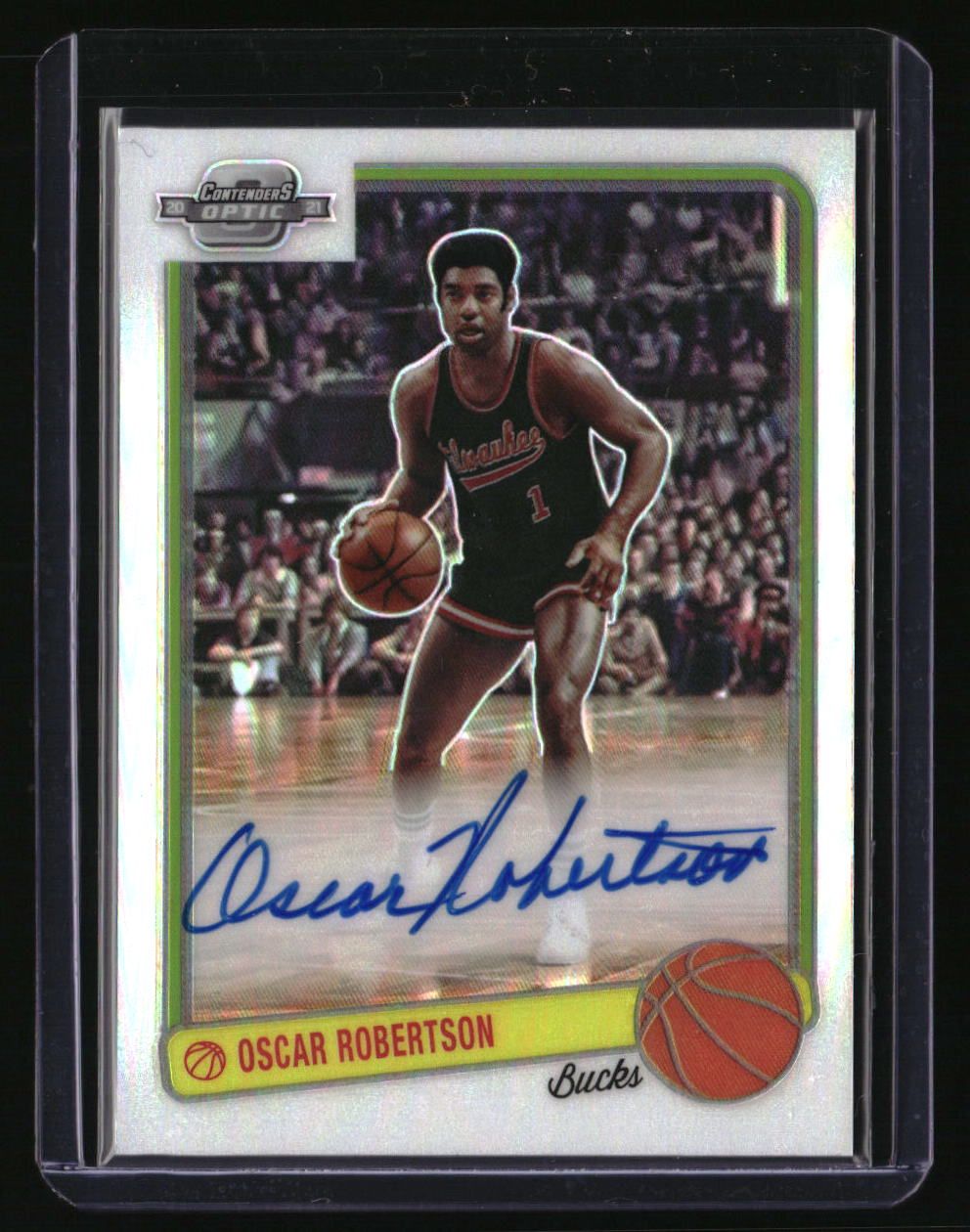 2020-21 Panini Contenders Optic Oscar Robertson 1983 Tribute Autographs