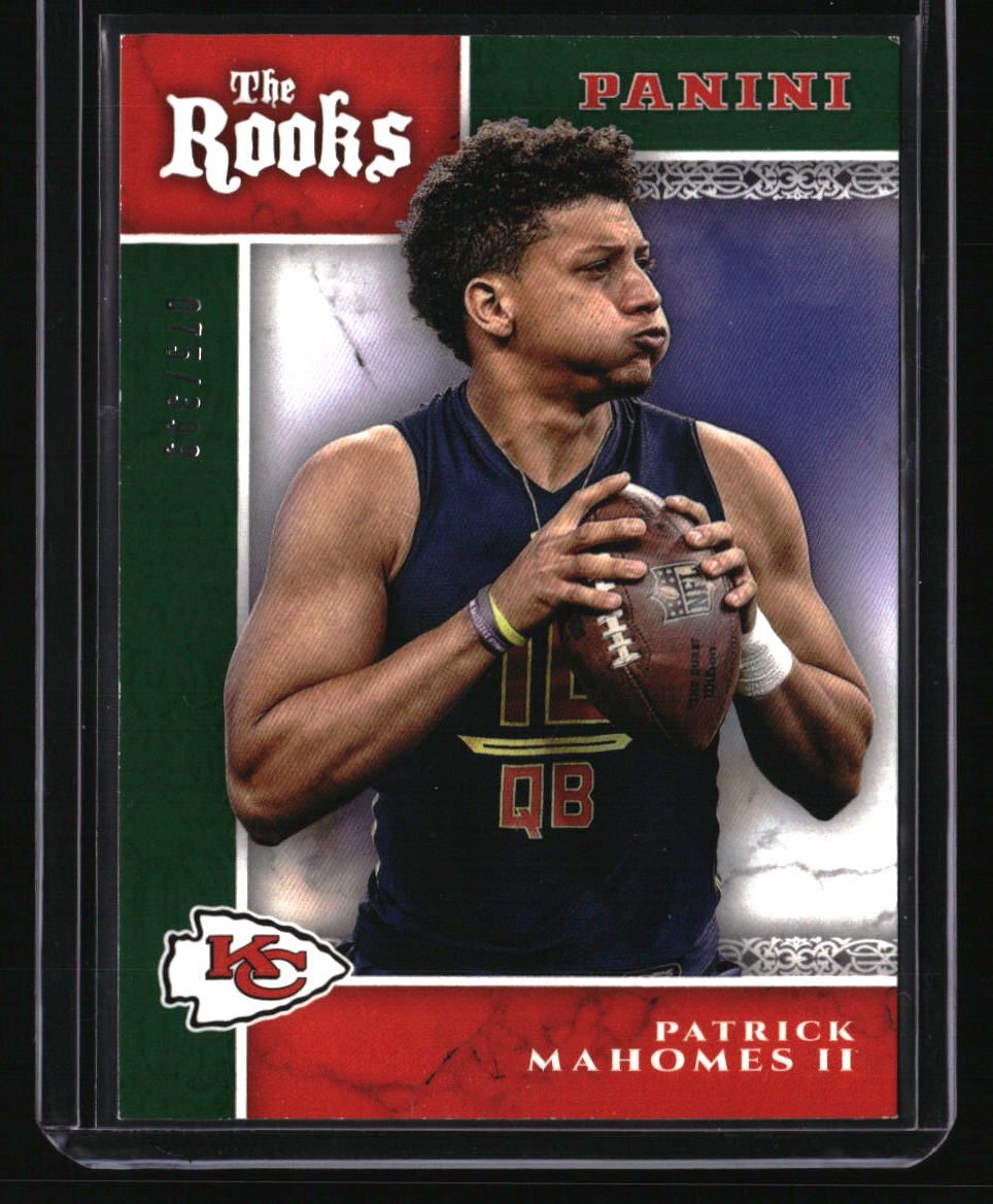 2017 Panini Patrick Mahomes II The Rooks Green #/399