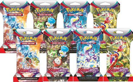 Pokemon: Scarlet & Violet Sleeved Booster Pack (8 Count)