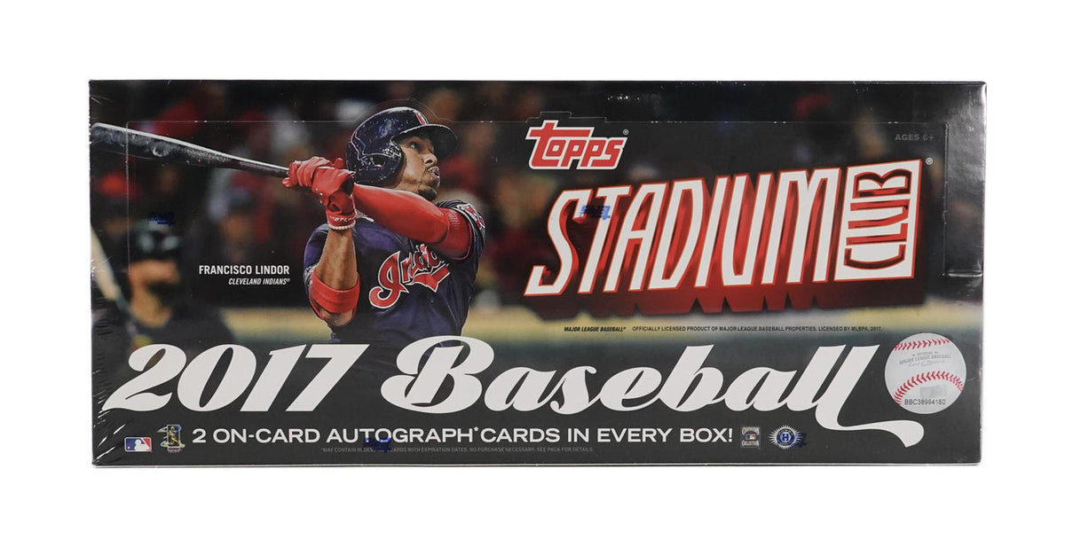 2017 Topps Stadium Club Baseball Hobby Box