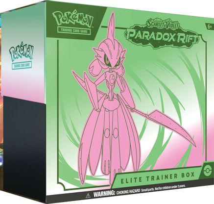 Pokemon Scarlet and Violet: Paradox Rift Elite Trainer Box (Iron Valiant)