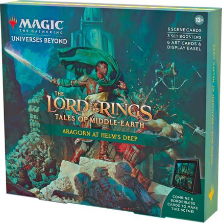 Magic the Gathering The Lord of the Rings: Tales of Middle-earth Scene Box (Aragorn at Helm&amp;#x27;s Deep)
