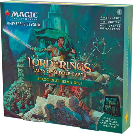 Magic the Gathering The Lord of the Rings: Tales of Middle-earth Scene Box (Aragorn at Helm's Deep)