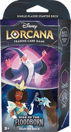 Disney Lorcana: Rise of the Floodborn Starter Deck (Amethyst &amp; Steel)