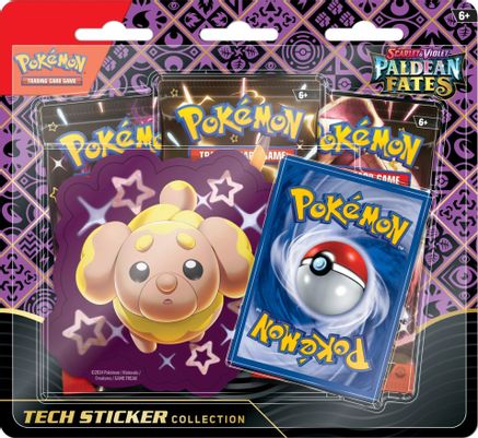 Pokemon Scarlet and Violet: Paldean Fates Tech Sticker Collection (Fidough)