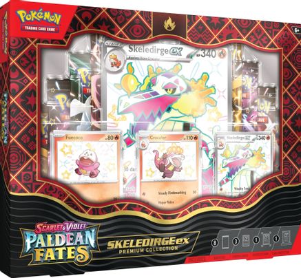 Pokemon Scarlet and Violet: Paldean Fates Premium Collection Box (Skeledirge Ex)