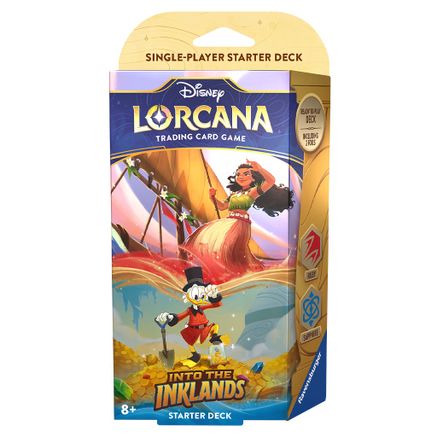 Disney Lorcana: Into The Inklands Starter Deck (Ruby amd Sapphire)