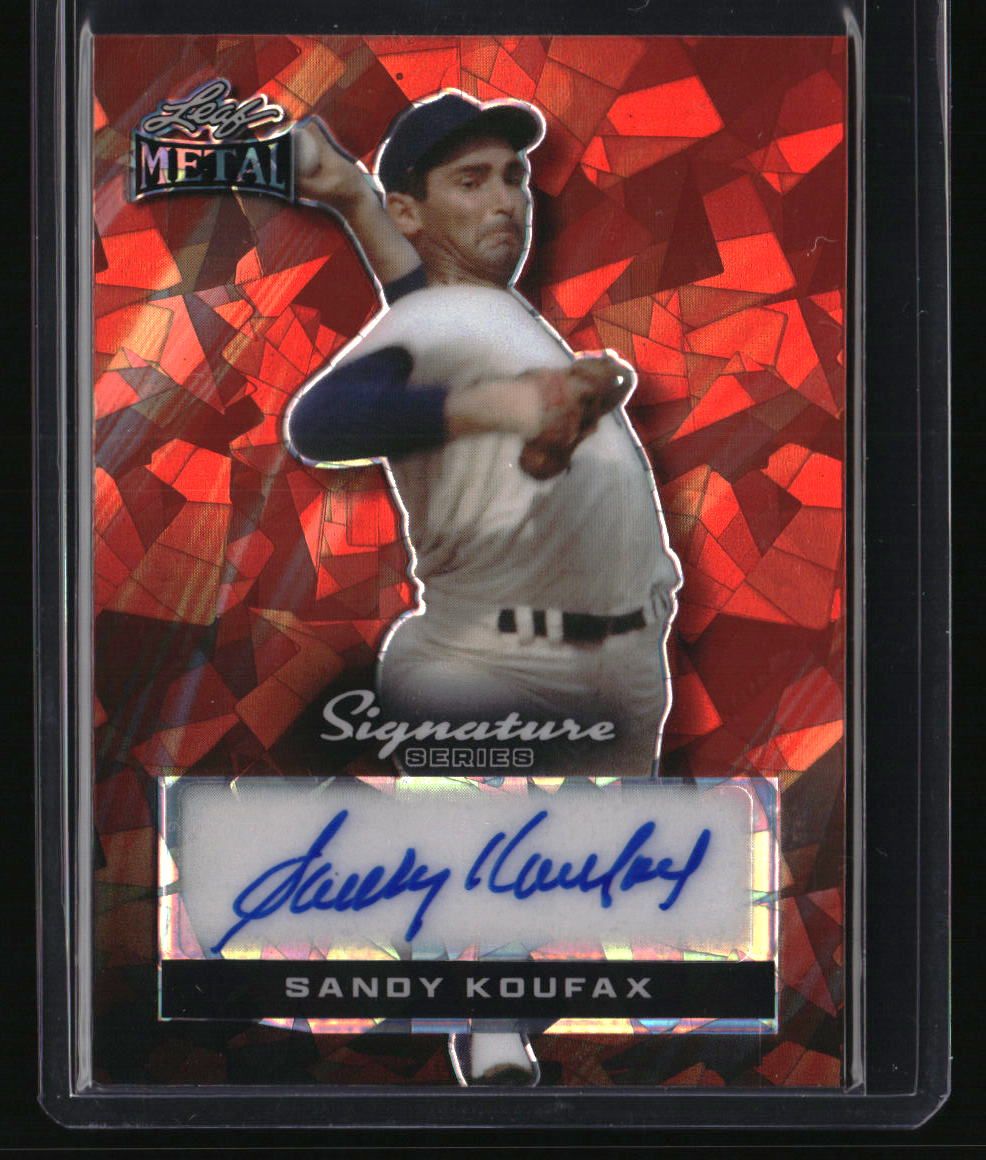 2024 Leaf Metal Signature Series Sandy Koufax Red Ice 1/1