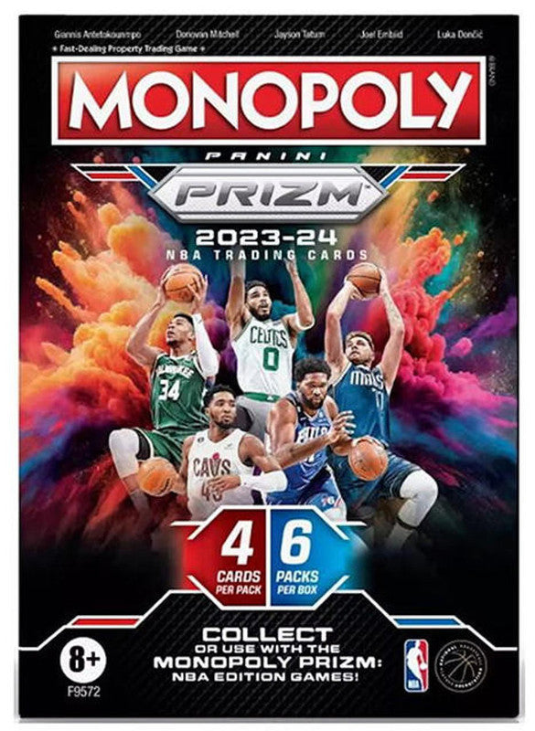 2023/24 Panini Prizm Monopoly Basketball 6-Pack Blaster Box (Black Inserts)