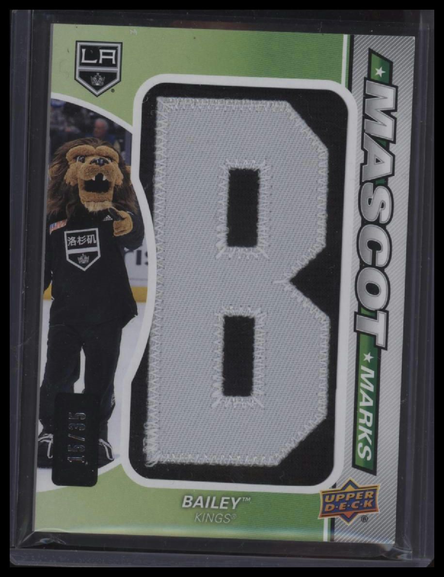 2022-23 SP Game Used Bailey Mascot Marks #/35