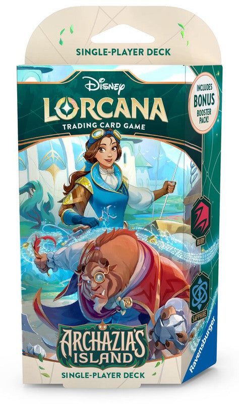 Disney Lorcana: Archazia's Island Starter Deck (Ruby and Sapphire)