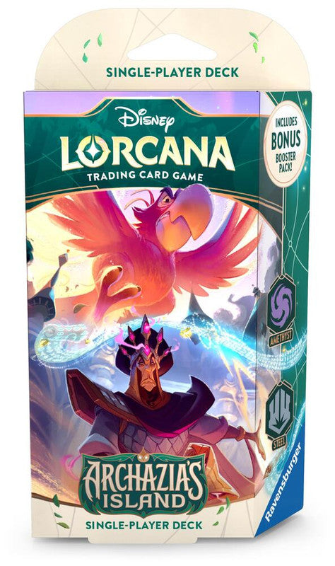 Disney Lorcana: Archazia's Island Starter Deck (Amethyst and Steel)