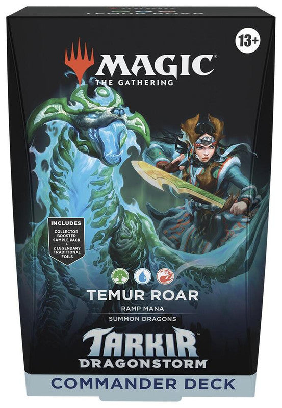 Magic The Gathering: Tarkir Dragonstorm Commander Deck (Temur)