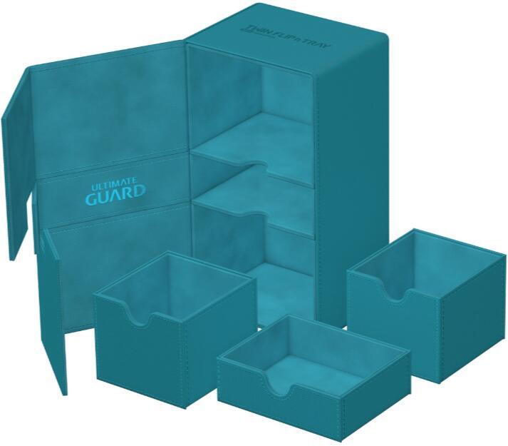 Ultimate Guard : Flip N Tray Xenoskin 200+ Deckbox - Petrol