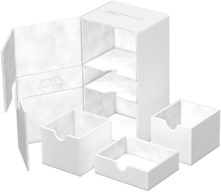 Ultimate Guard : Flip N Tray Xenoskin 200+ Deckbox - White