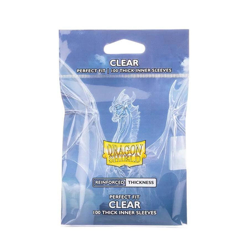 Dragon Shield Sleeves: Perfect Fit Thick - Clear