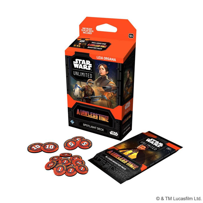 Star Wars Unlimited TCG: A Lawless Time Spotlight Deck -  Leia Organa
