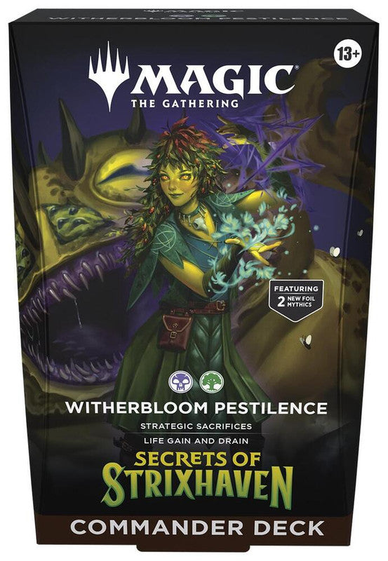 Magic The Gathering: Secrets of Strixhaven Commander Deck (Witherbloom Pestilence)