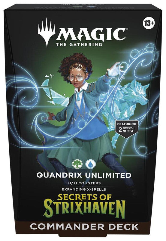 Magic The Gathering: Secrets of Strixhaven Commander Deck (Quandrix Unlimited)