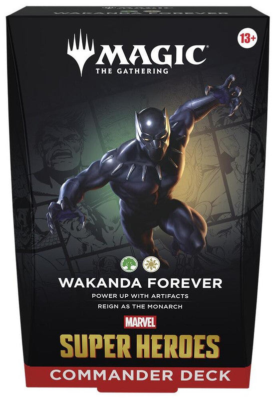 Magic the Gathering: Marvel Super Heroes Commander Deck - Wakanda Forever (PRE-ORDER)
