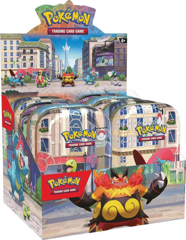 Pokemon TCG: Mega Evolution - Lumiose City Mini Tin Display