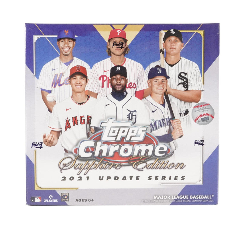 2021 Topps Chrome Update Sapphire Edition Baseball Hobby Box