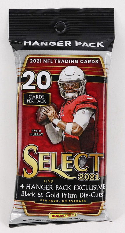 2021 Panini Select Football Hanger Pack (Black &amp; Gold)