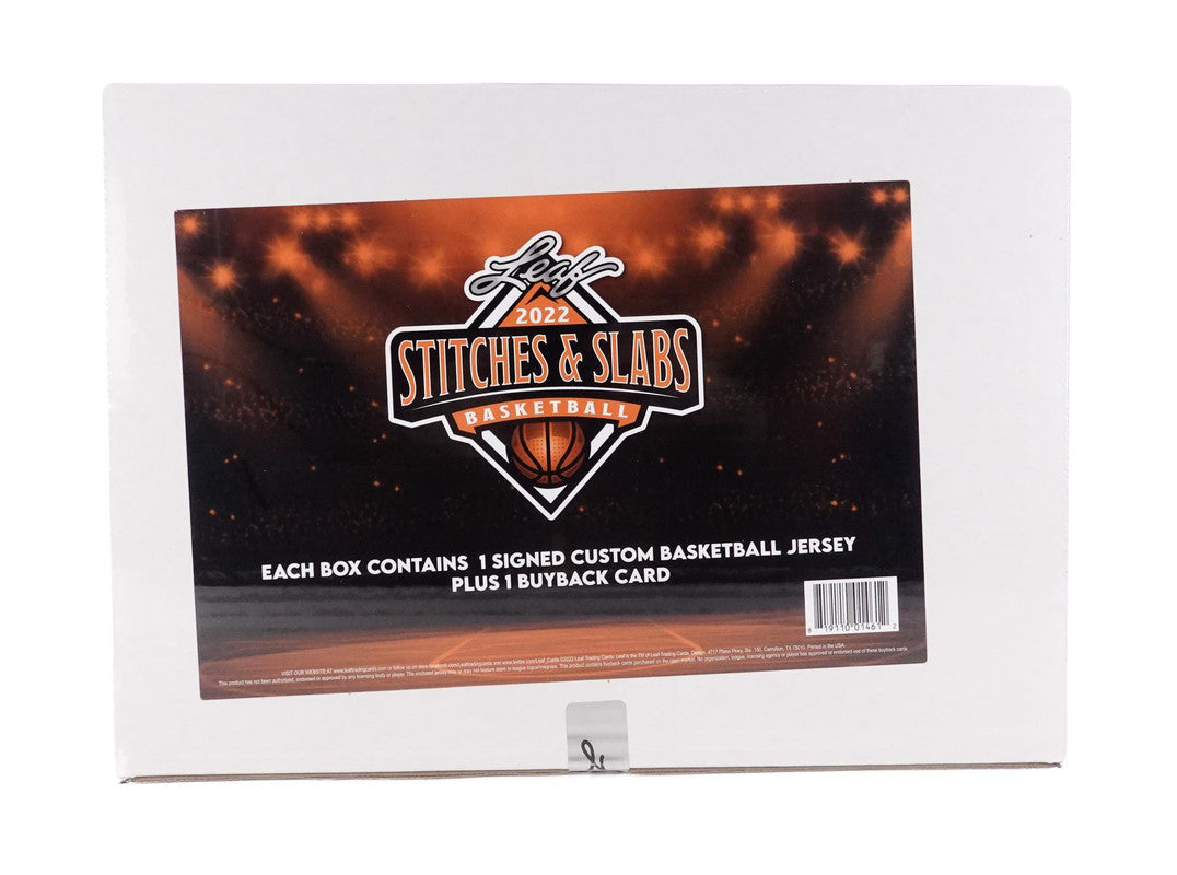 2022/23 Leaf Stitches &amp; Slabs Basketball Hobby Box