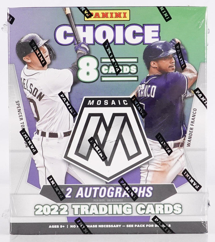 2022 Panini Mosaic Choice Baseball Hobby Box