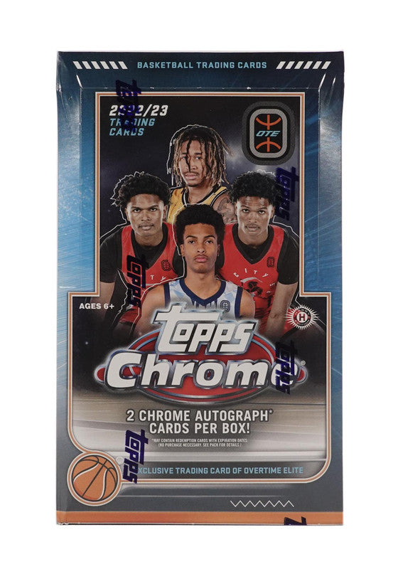 2022/23 Topps Chrome Overtime Elite Basketball Hobby Box