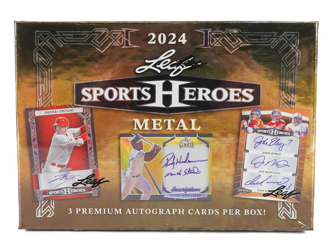 2024 Leaf Metal Sports Heroes Multisport Hobby Box