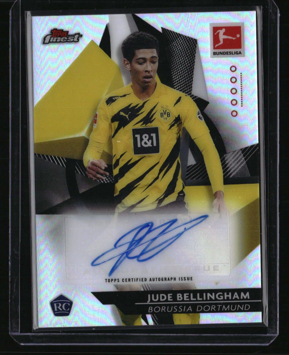 2020-21 Topps Finest Bundesliga Jude Bellingham Autographs