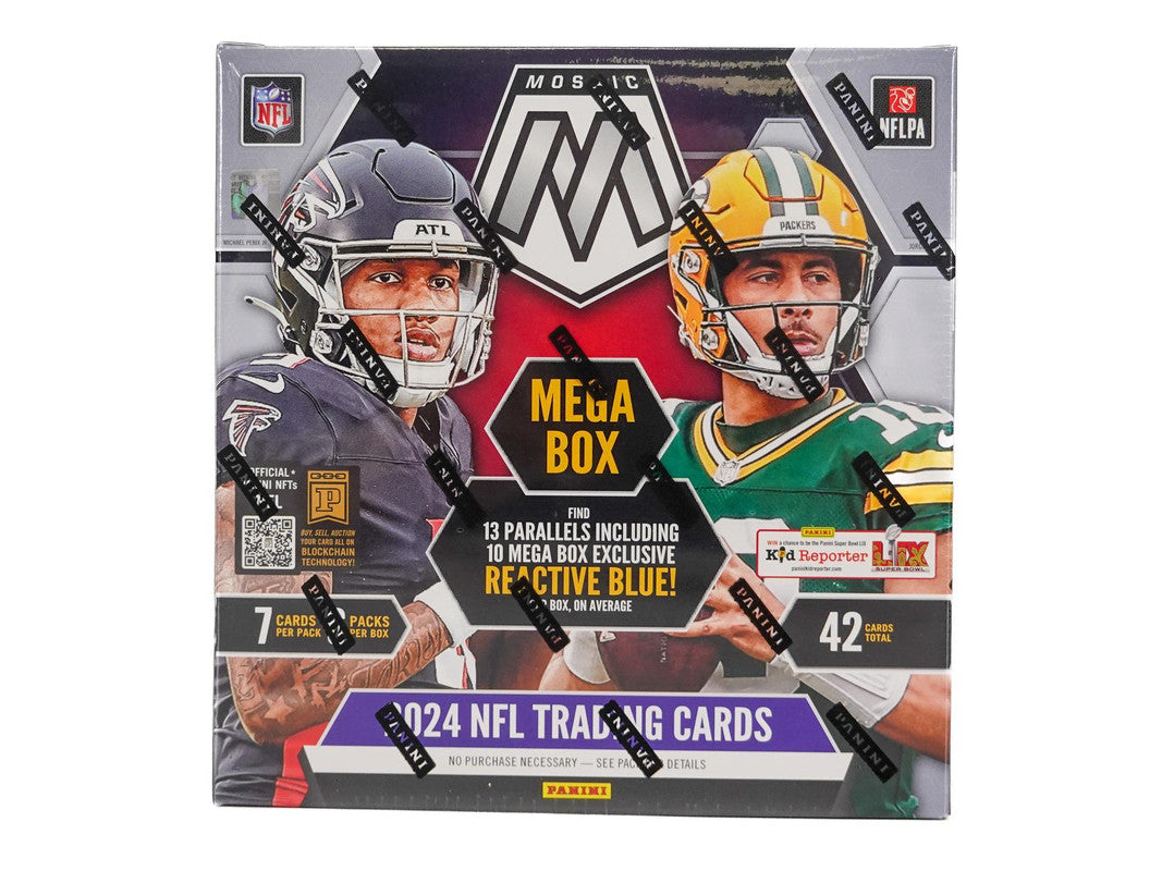 2024 Panini Mosaic Football Mega Box (Reactive Blue)