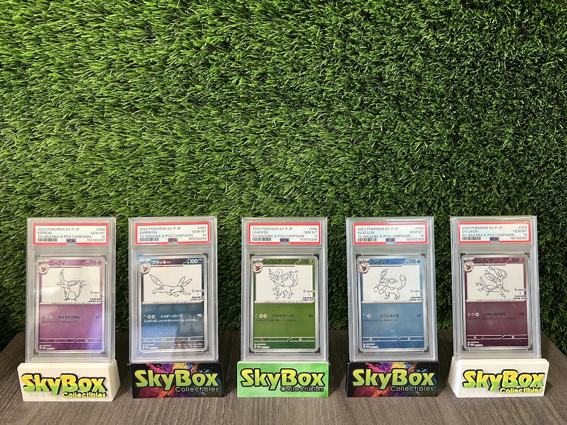 2023 Yu Nagaba Complete Sequential Set PSA 10 Including Pikachu