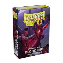 Dragon Shield Japanese Matte Sleeves - Blood Red