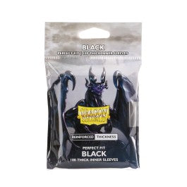 Dragon Shield Sleeves: Perfect Fit Thick - Black