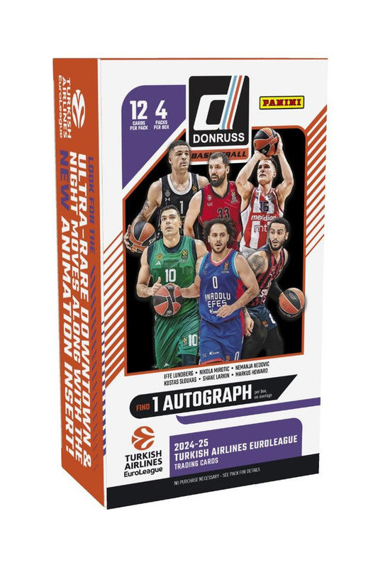 Donruss Euroleague 2025 basketball cards