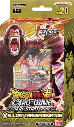 Dragon Ball Super: Zenkai Series 1 - Dawn of the Z-Legends Yellow Transformation Starter Deck