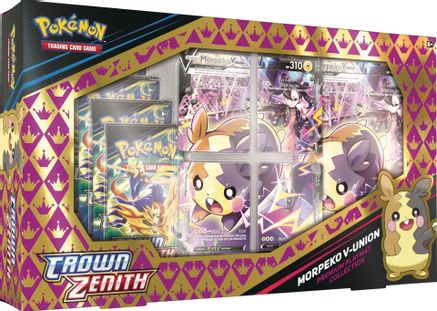 Pokemon: Crown Zenith - Morpeko V-Union Playmat Premium Collection Box
