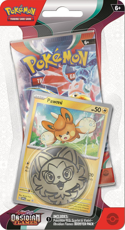 Pokemon: Scarlet and Violet - Obsidian Flames - Checklane Blister (Pawmi)