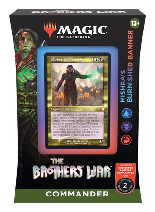 Magic the Gathering: The Brothers' War Mishra's Burnished Banner Commander Deck