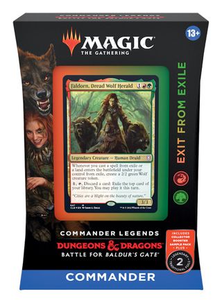 Magic the Gathering: Commander Legends - Battle for Baldur&amp;#x27;s Gate Exit from Exile Commander Deck