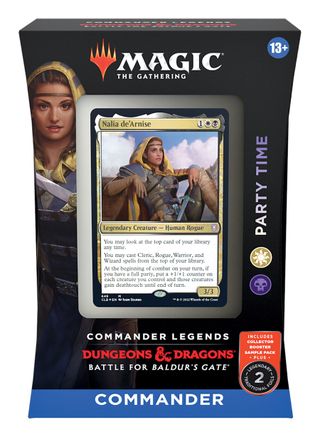 Magic the Gathering: Commander Legends - Battle for Baldur&amp;#x27;s Gate Party Time Commander Deck
