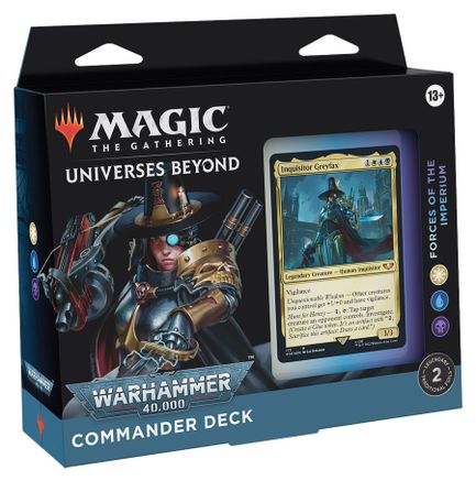 Magic the Gathering: Universes Beyond: Warhammer 40,000 - Forces of the Imperium Commander Deck