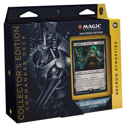 Magic the Gathering: Universes Beyond: Warhammer 40,000 - Necron Dynasties Commander Deck (Collector's Edition)