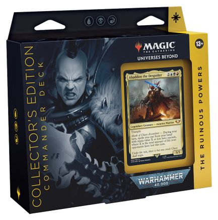 Magic the Gathering: Universes Beyond: Warhammer 40,000 - The Ruinous Powers Commander Deck (Collector&amp;#x27;s Edition)