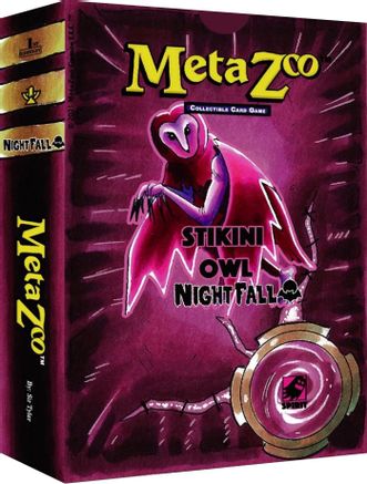 MetaZoo Trading Card Game: Nightfall Tribal Theme Deck - Stikini Owl (First Edition)